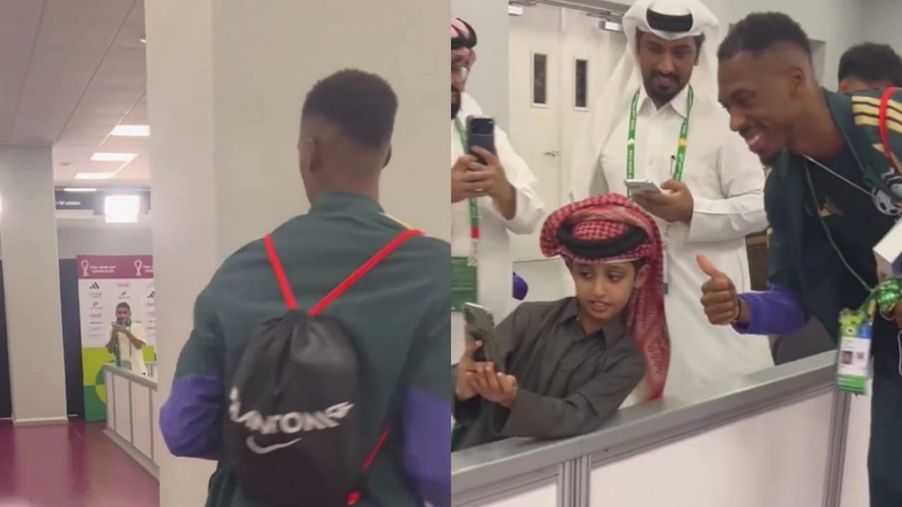 الأخضر, كأس العرب ,دور المجموعات, محمد كنو , مقطع طريف ,المنتخب الوطني