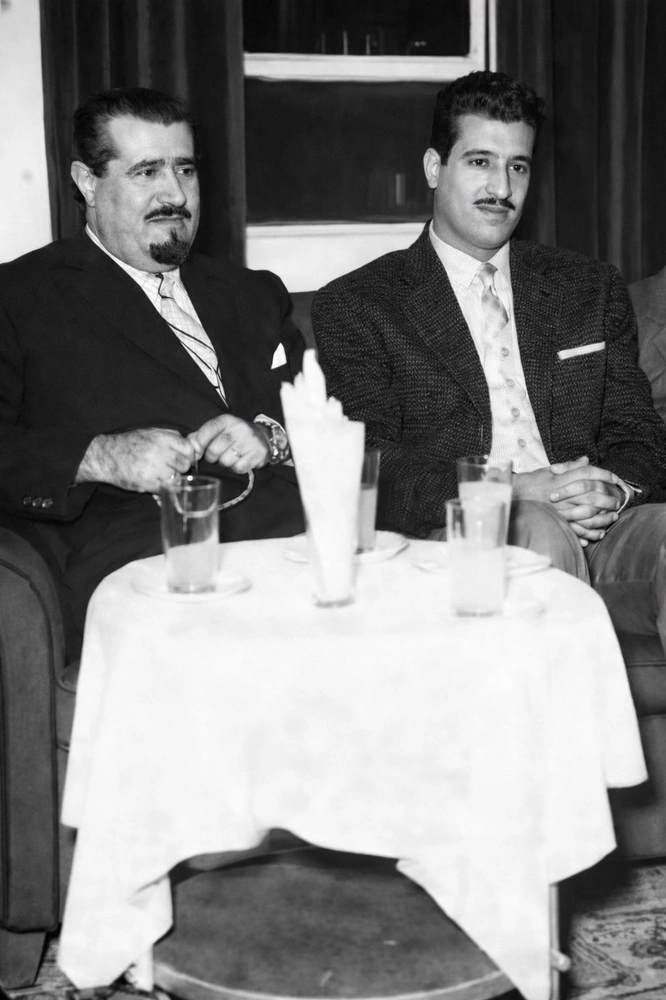 السعودية, صورة نادرة, الأمير محمد بن عبدالعزيز, الملك سلمان بن عبدالعزيز, إخوان نورة, قادة المملكة, مرحلة التأسيس, خادم الحرمين الشريفين