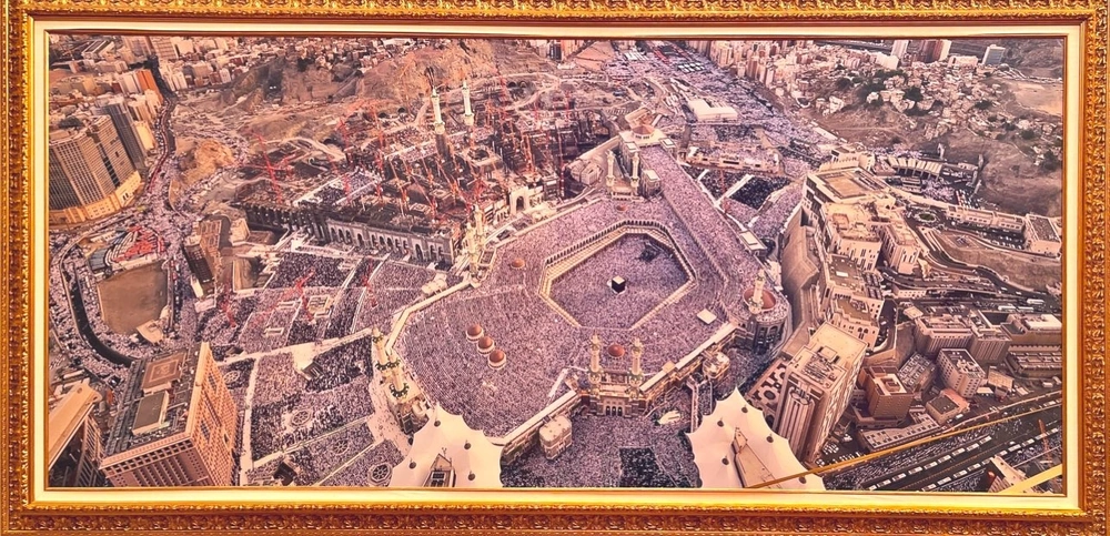 الحرم المكي, التوسعة السعودية الثالثة, الملك عبد الله بن عبد العزيز آل سعود, المسجد الحرام, صورة نادرة, مكة المكرمة